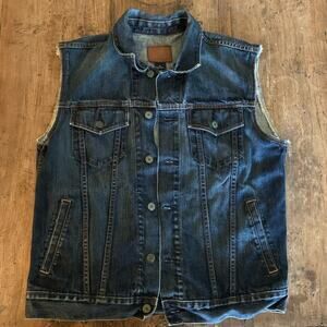 80s style denim deep blue M